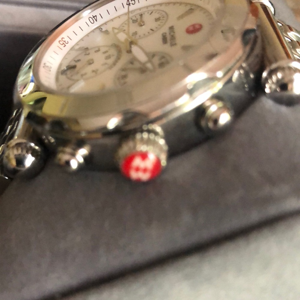 Michele NON- Diamond Caber Watch Stainless Steel - Picture 6 of 6